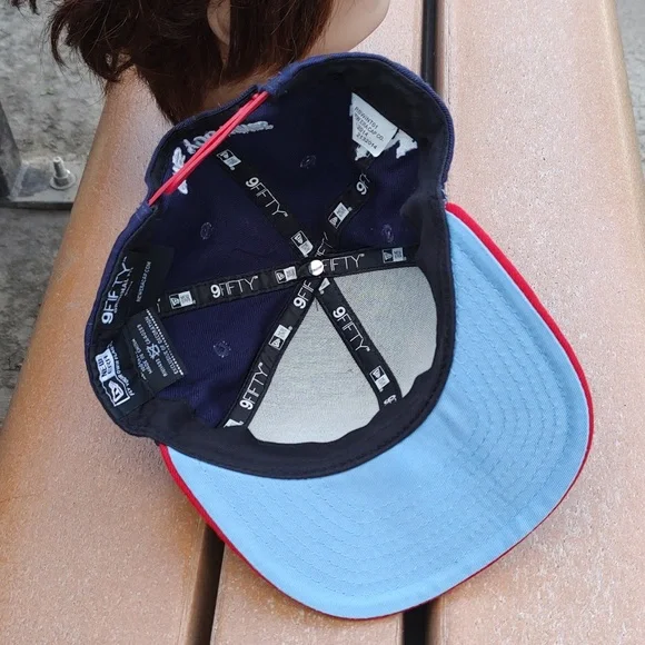 New Era 9FIFTY Red Bull Crashed Ice St. Paul USA Blue/Red Snapback Hat CapWool